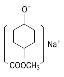 C<sub>8</sub>H<sub>7</sub>O<sub>3</sub>Na